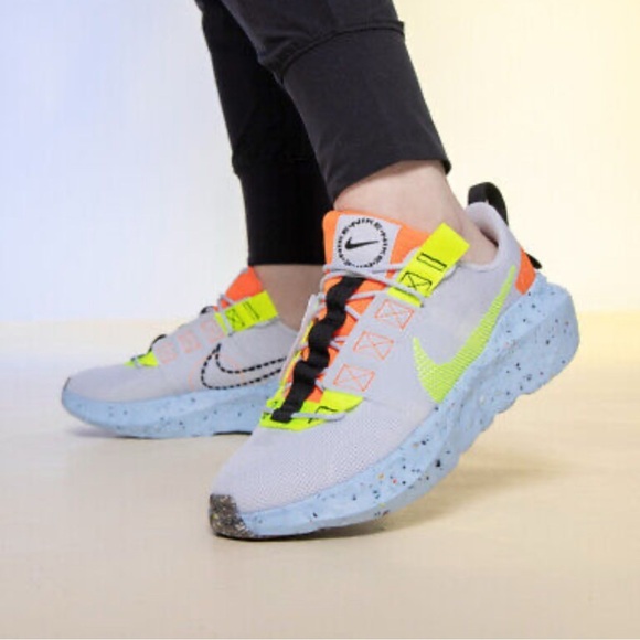 Nike Crater Impact CW2386-002 Running Shoe Sneaker Football‎ Grey Women’s 7 EUC - Picture 1 of 10